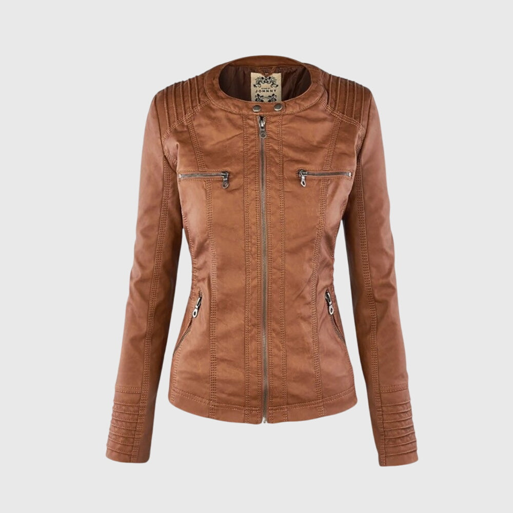 KAROLINE™ The Stylish, One-of-a-Kind Leather Jacket