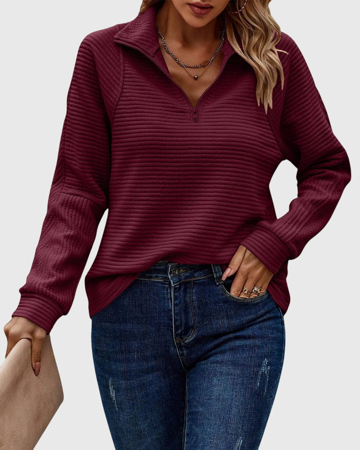 Molly | Sophisticated Half-Zip Sweater