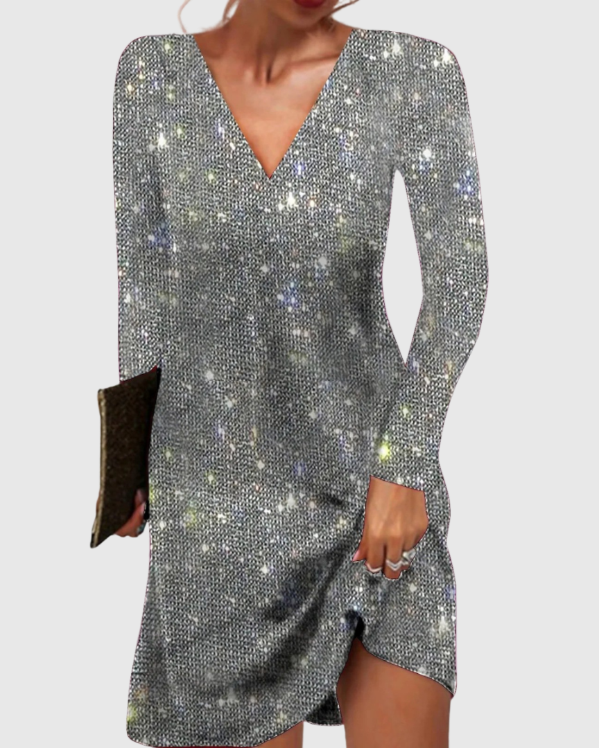 Celine | Glamorous Mini Sequin Dress