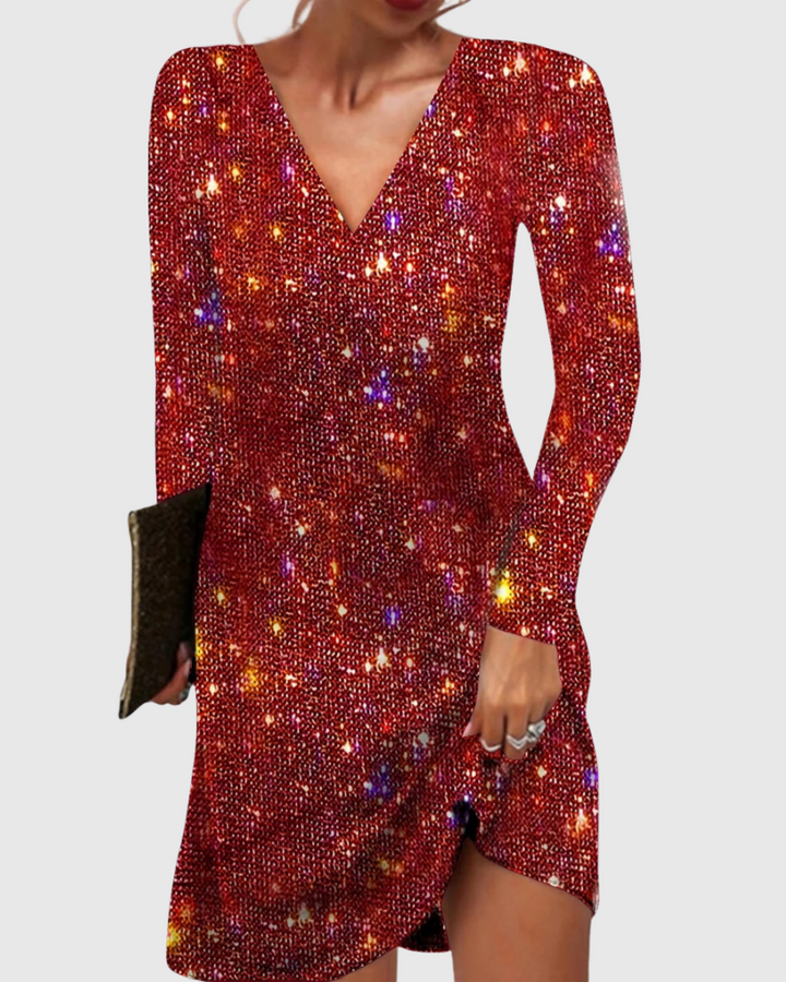 Celine | Glamorous Mini Sequin Dress
