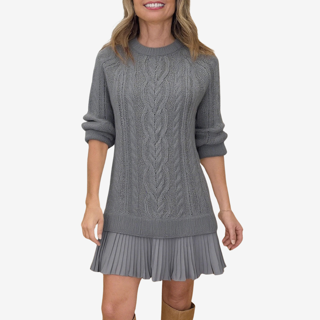 Gaëlle | One-of-a-Kind Cozy Knit Sweater Dress