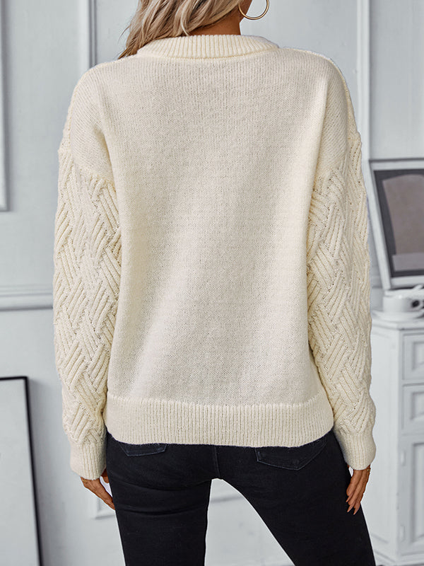Monroe Textured Knit Sweater – Cozy, Modern Knitwear for Everyday Style