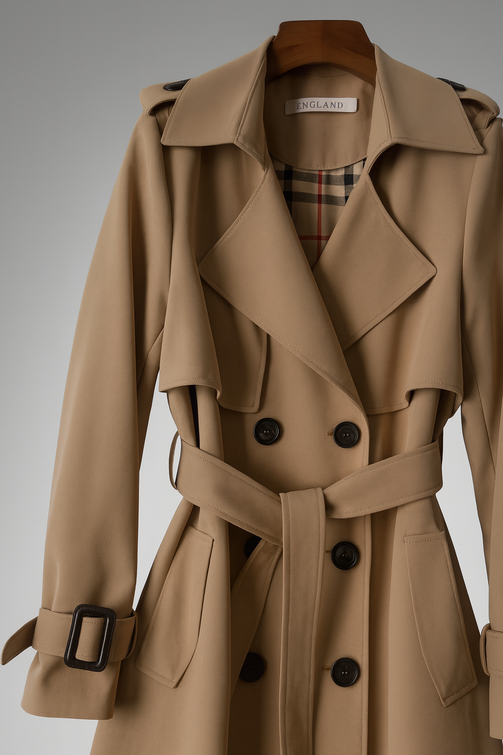 Rose™ Classic Trench Coat — Timeless Style, Weather-Ready Elegance