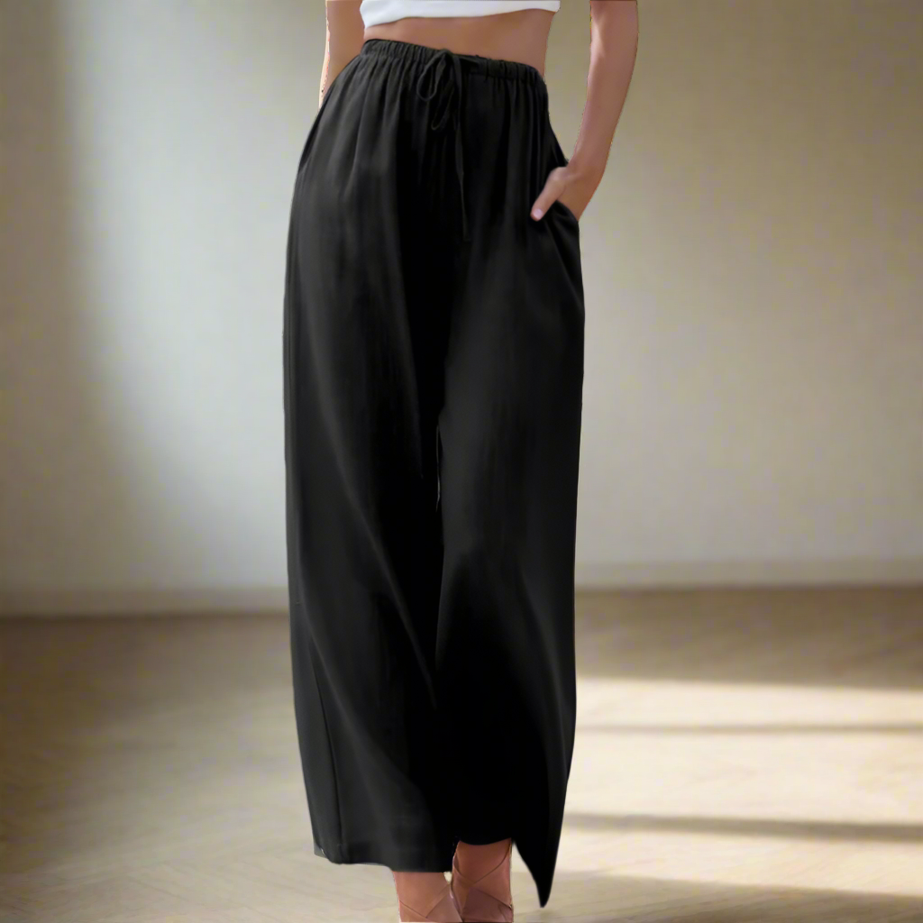 Zoe - Timeless Cotton Trousers for Effortless Everyday Elegance