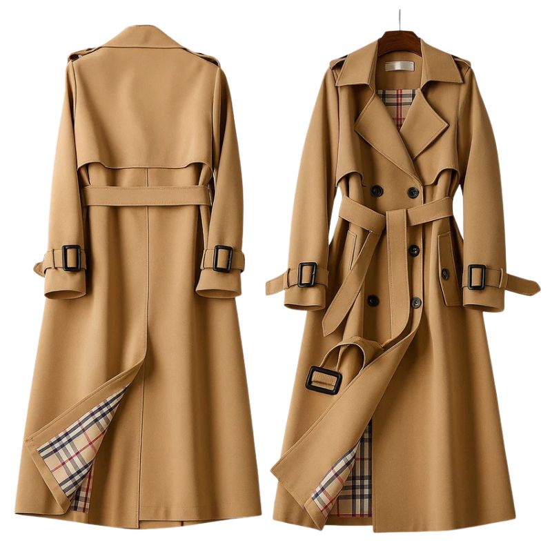 Rose™ Classic Trench Coat — Timeless Style, Weather-Ready Elegance
