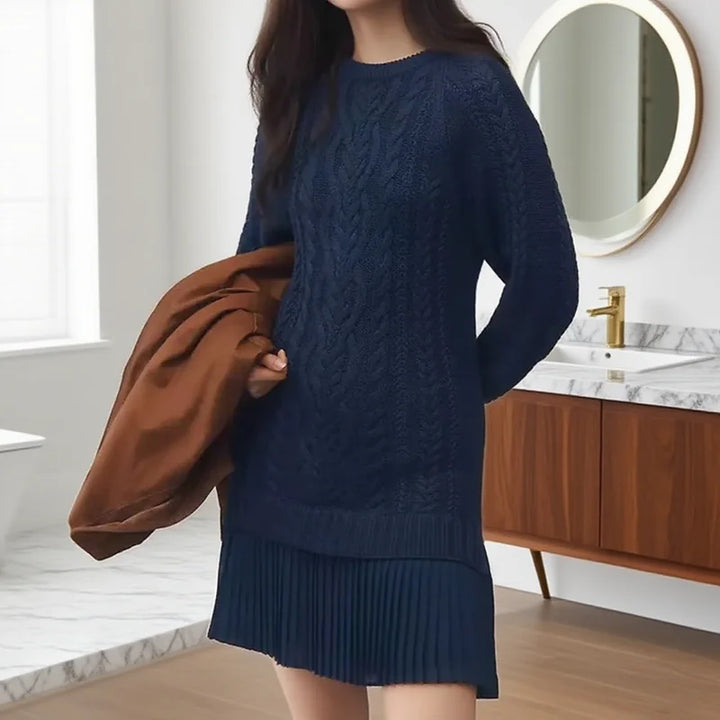 Gaëlle | One-of-a-Kind Cozy Knit Sweater Dress