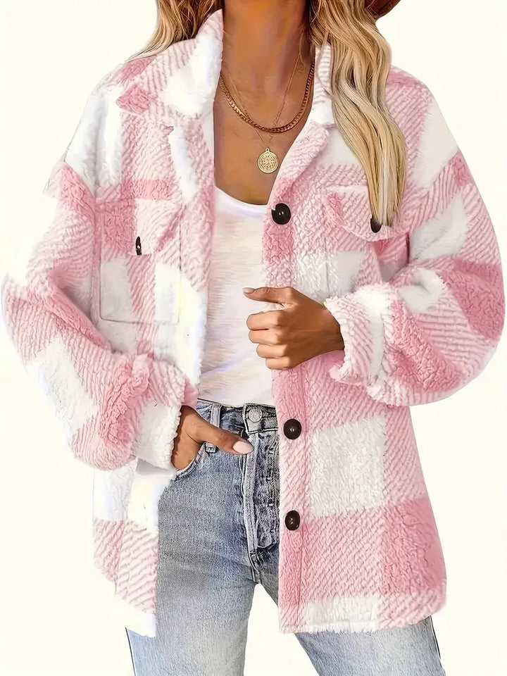 Martin | Cozy Plaid Fleece Jacket for Everyday Style