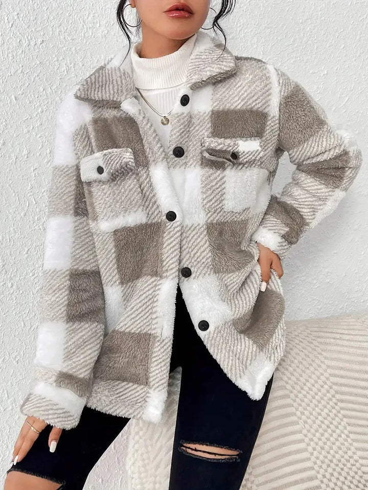 Martin | Cozy Plaid Fleece Jacket for Everyday Style
