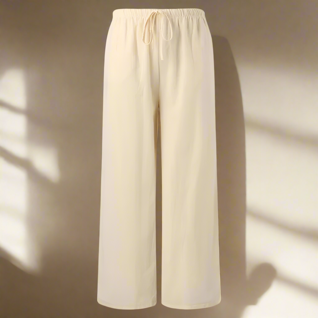 Zoe - Timeless Cotton Trousers for Effortless Everyday Elegance