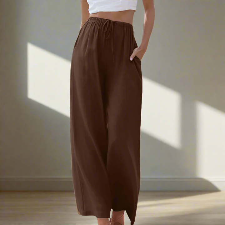 Zoe - Timeless Cotton Trousers for Effortless Everyday Elegance