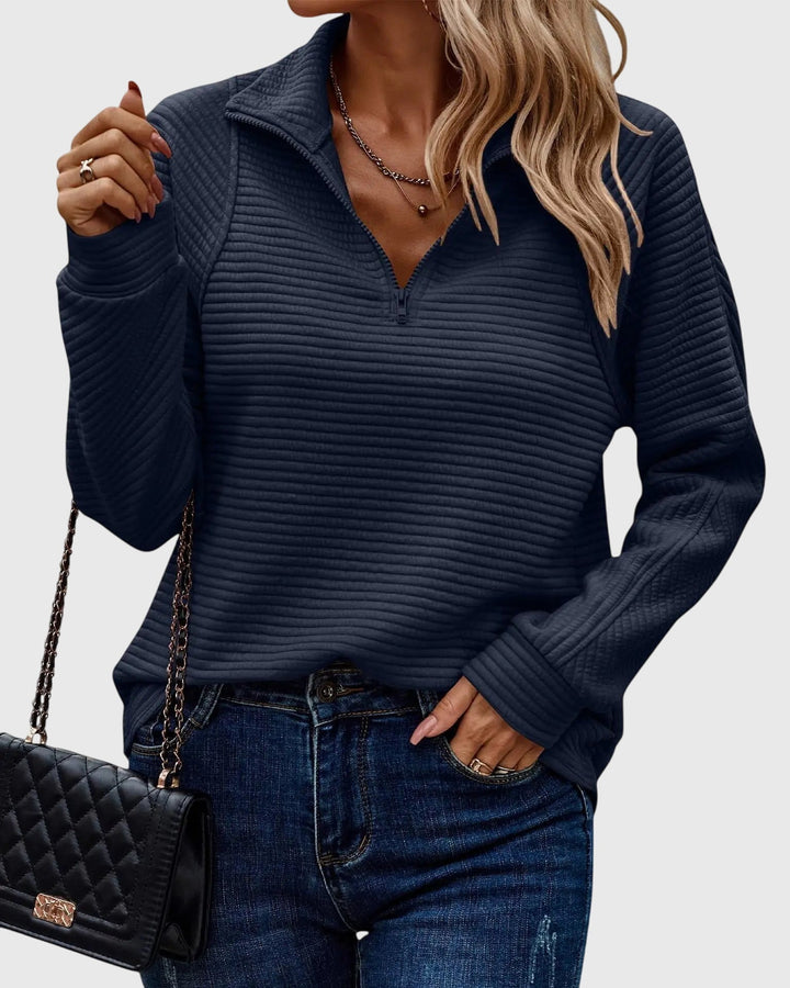 Molly | Sophisticated Half-Zip Sweater