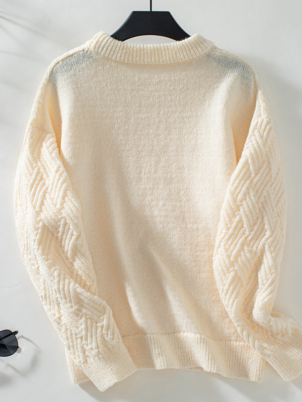 Monroe Textured Knit Sweater – Cozy, Modern Knitwear for Everyday Style