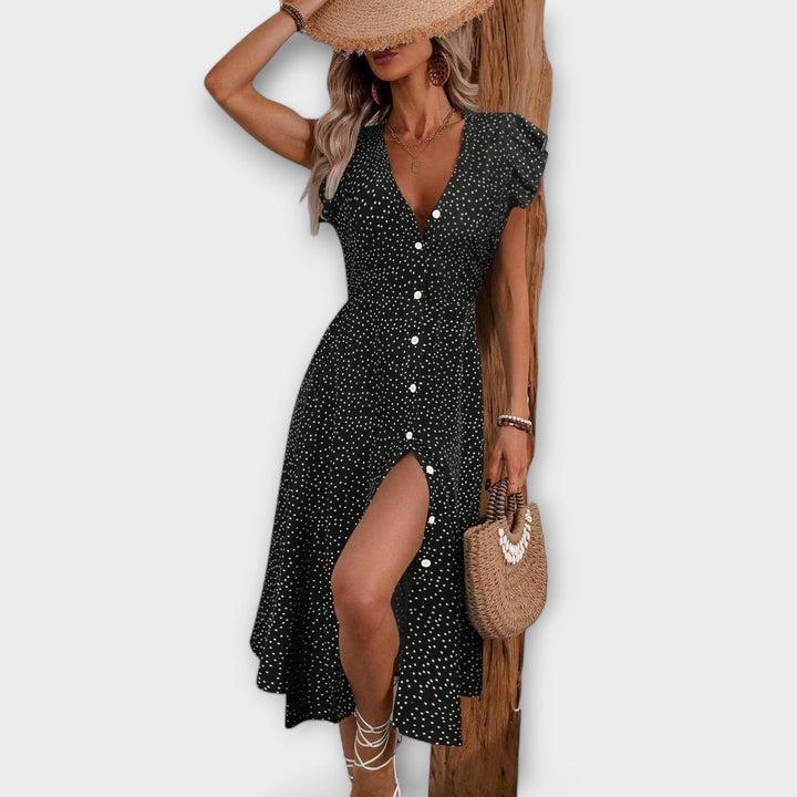 Maribeth | Timeless Elegance in a Flattering A-Line Dress