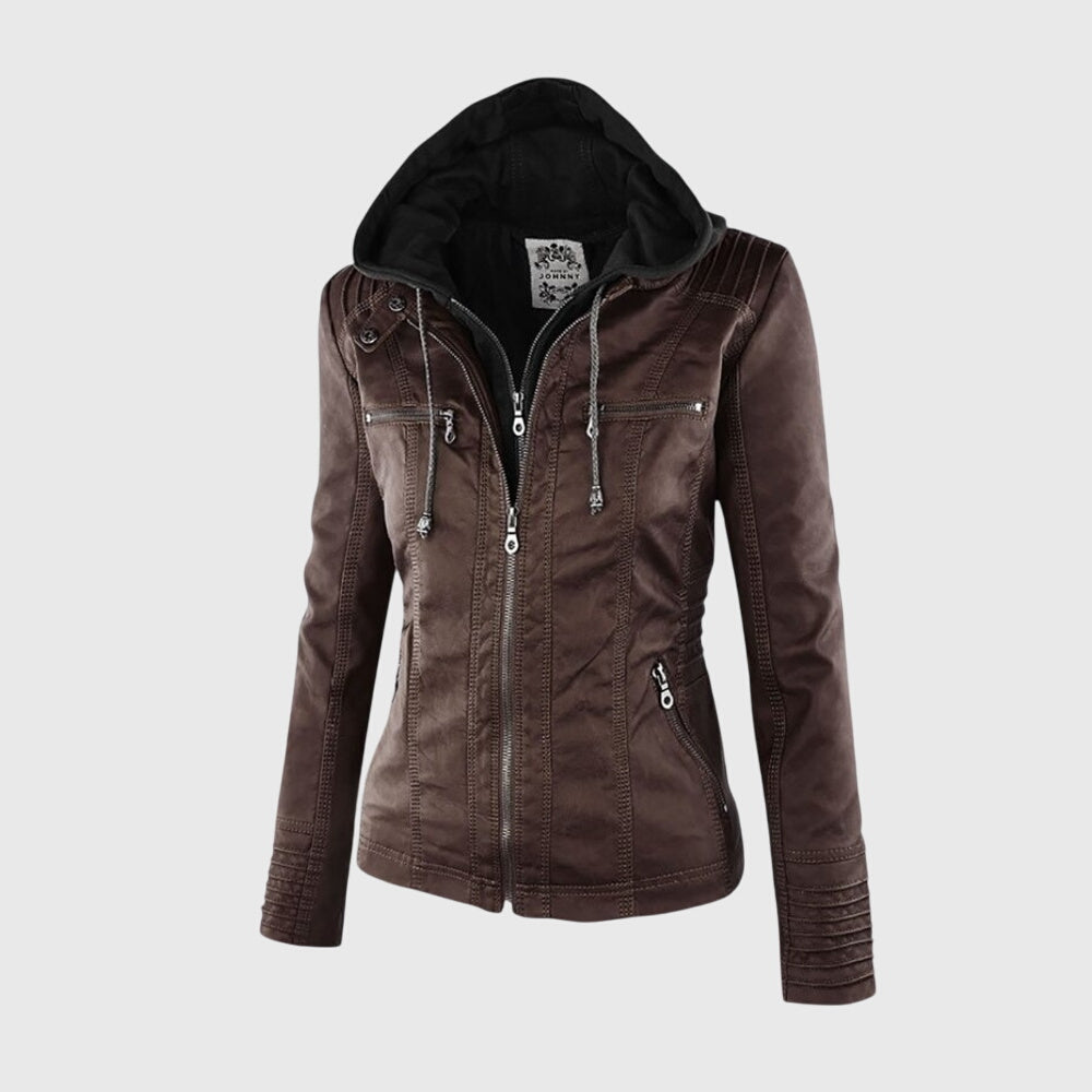 KAROLINE™ The Stylish, One-of-a-Kind Leather Jacket