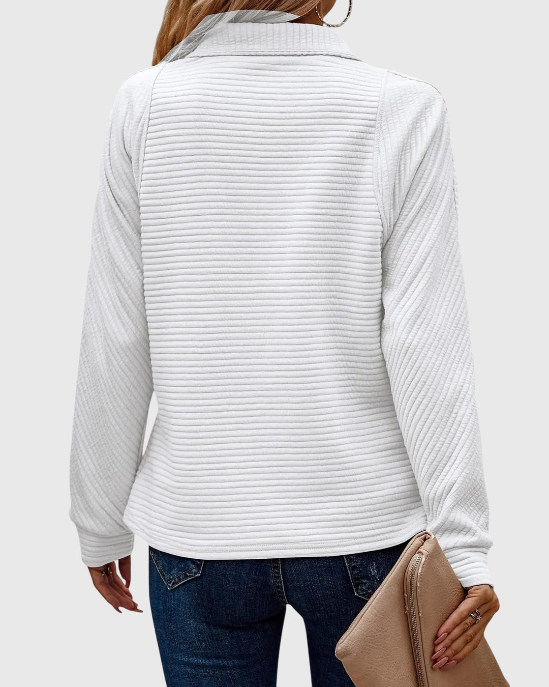 Molly | Sophisticated Half-Zip Sweater