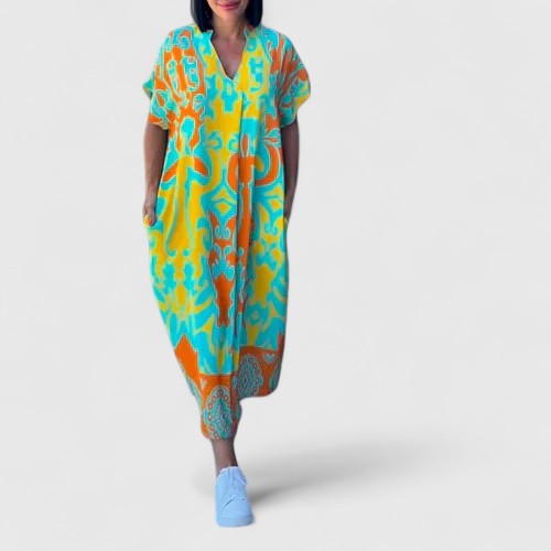 Shamcey™ - Elegantly Sophisticated Floral Dress